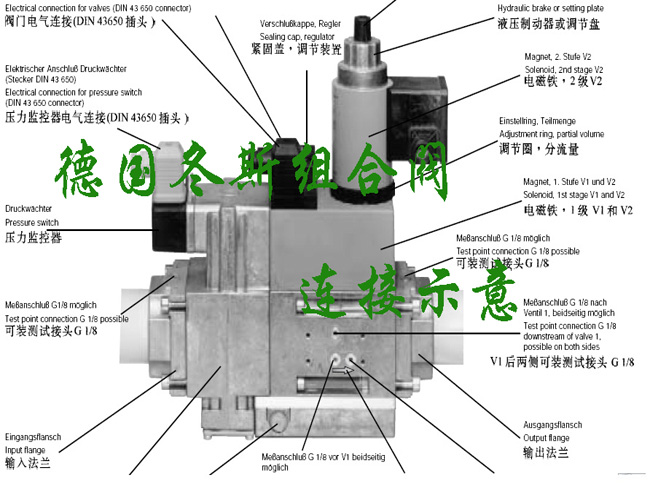 德国苳斯组合阀，燃气泄漏检测